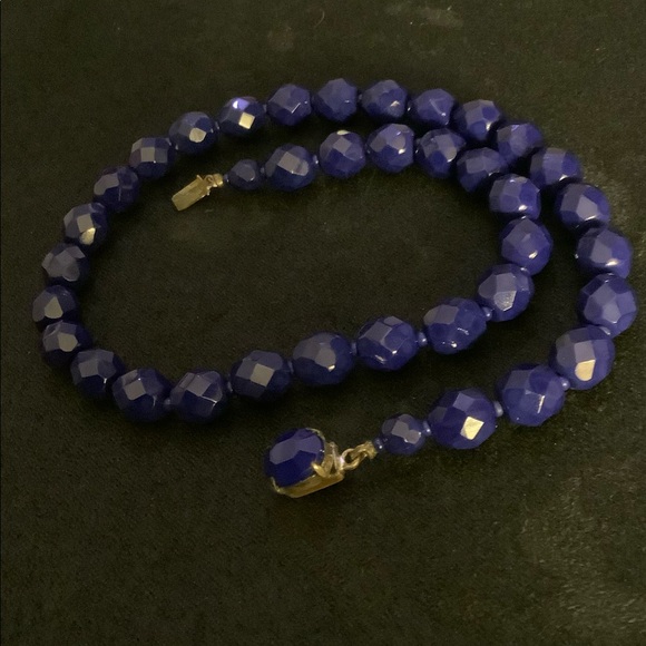 Art Deco Faceted Lapis Bead Necklace
Rare c.1930 Excellent Condition - Picture 7 of 16
